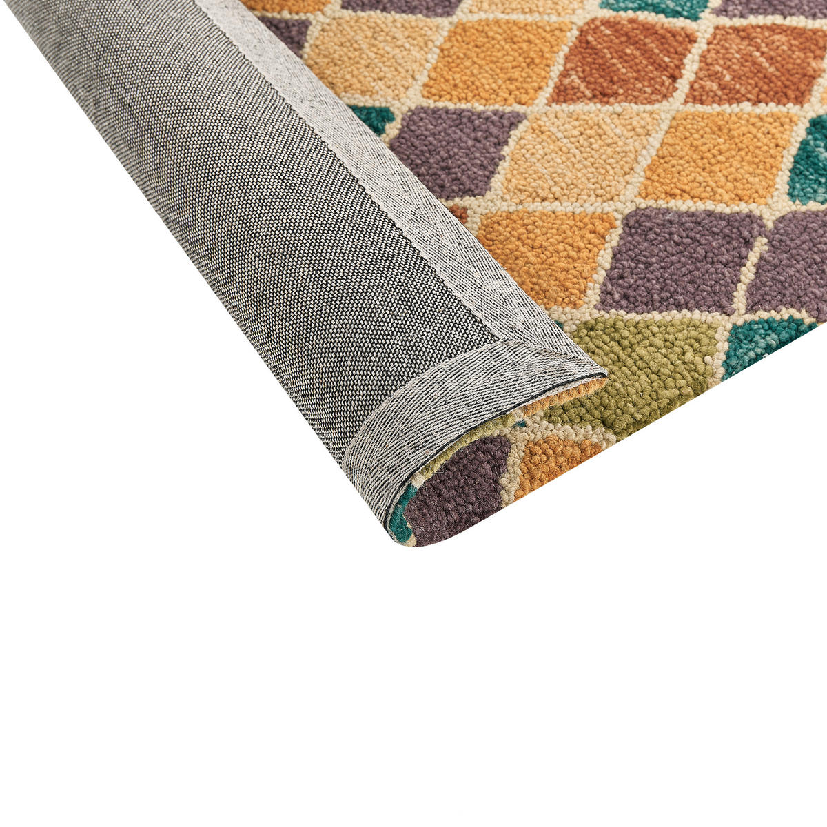 KURZFLOR-TEPPICH Keskin 150/80 cm - Multicolor, Textil (80/150cm) - Beliani