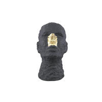 SKULPTUR Bertrand Schwarz 27/20/33.5cm - Schwarz, Keramik (20/33.5/27cm) - PTMD Collection