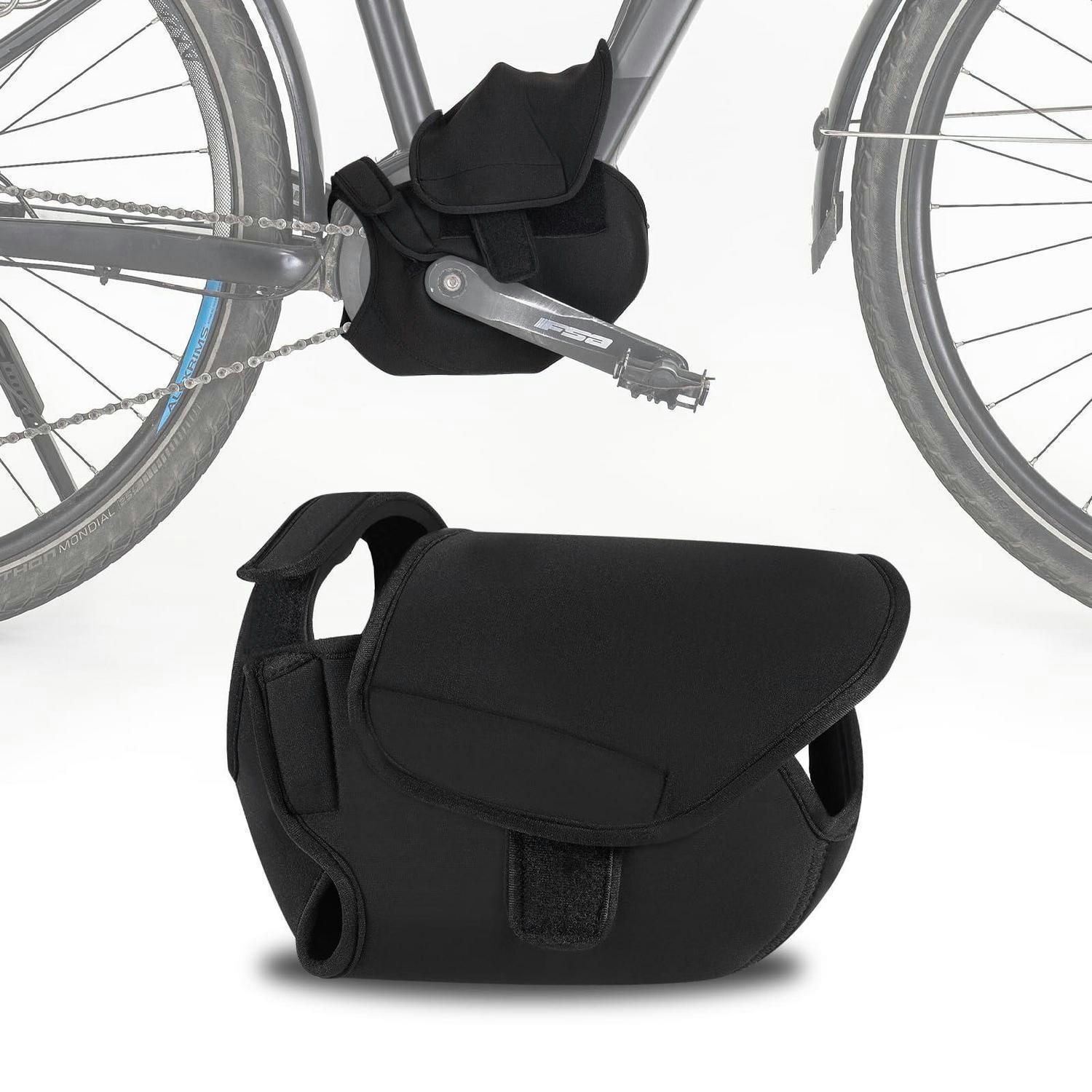SCHUTZHÜLLE E-Bike Mittelmotor Neopren Schwarz - Schwarz, Kunststoff (15/5/20cm)