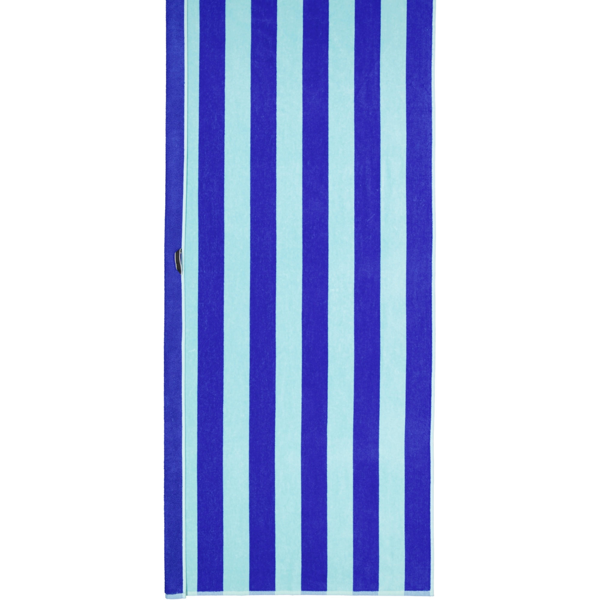 STRANDTÜCHER BEACH TROPICAL STREIFEN 5577 AQUA - 11 - Blau, Textil (80/180cm) - Cawoe