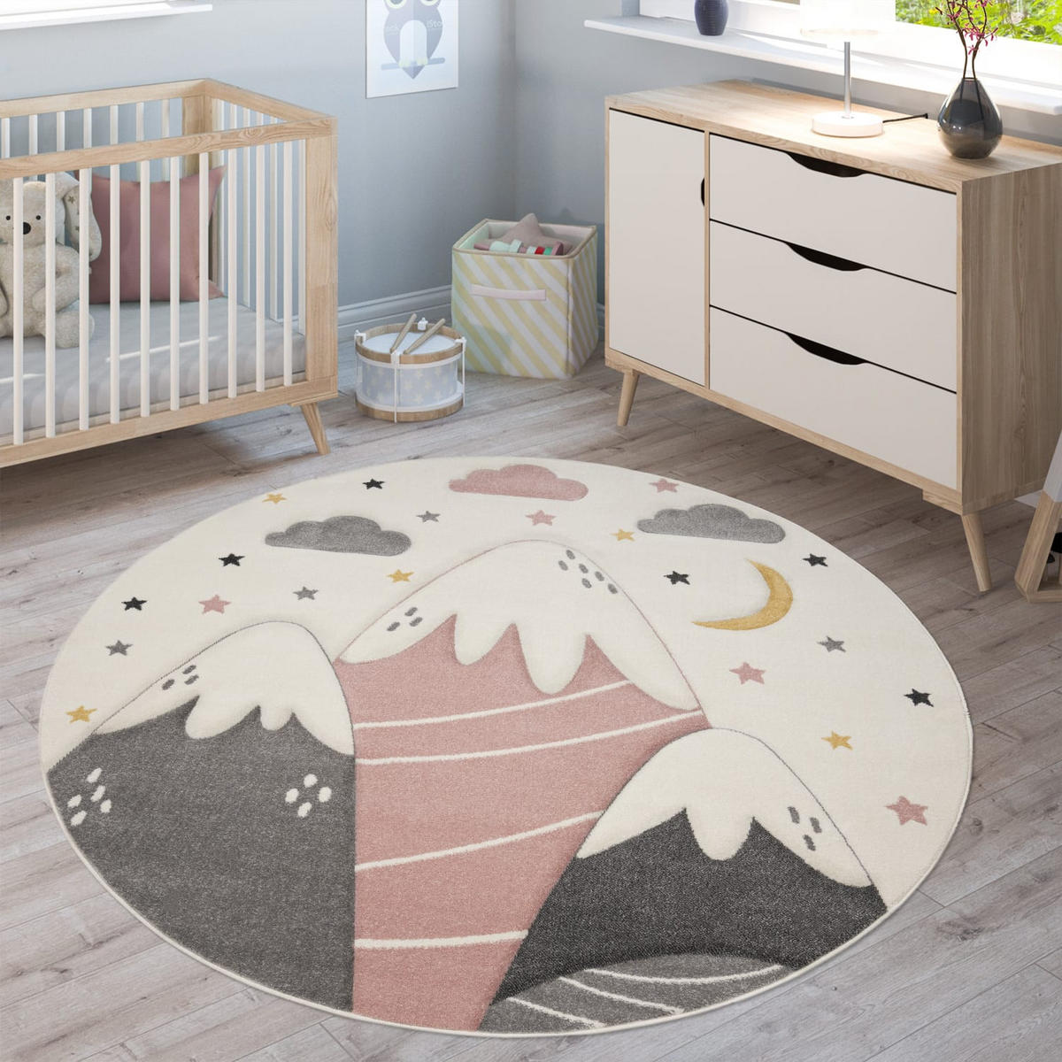 KINDERTEPPICH 200/200 cm Cosmo 707 - Pink, Kunststoff (200/200cm) - Paco Home