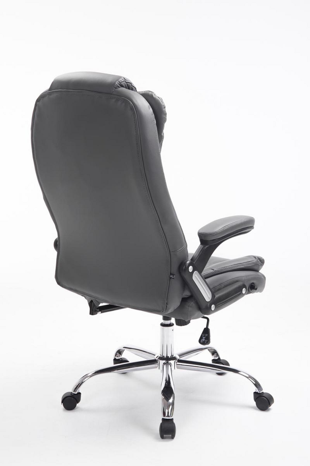 BÜROSTUHL Toronto, Kunstleder Grau - Grau, Textil/Metall (69/123/78cm) - TPFLiving