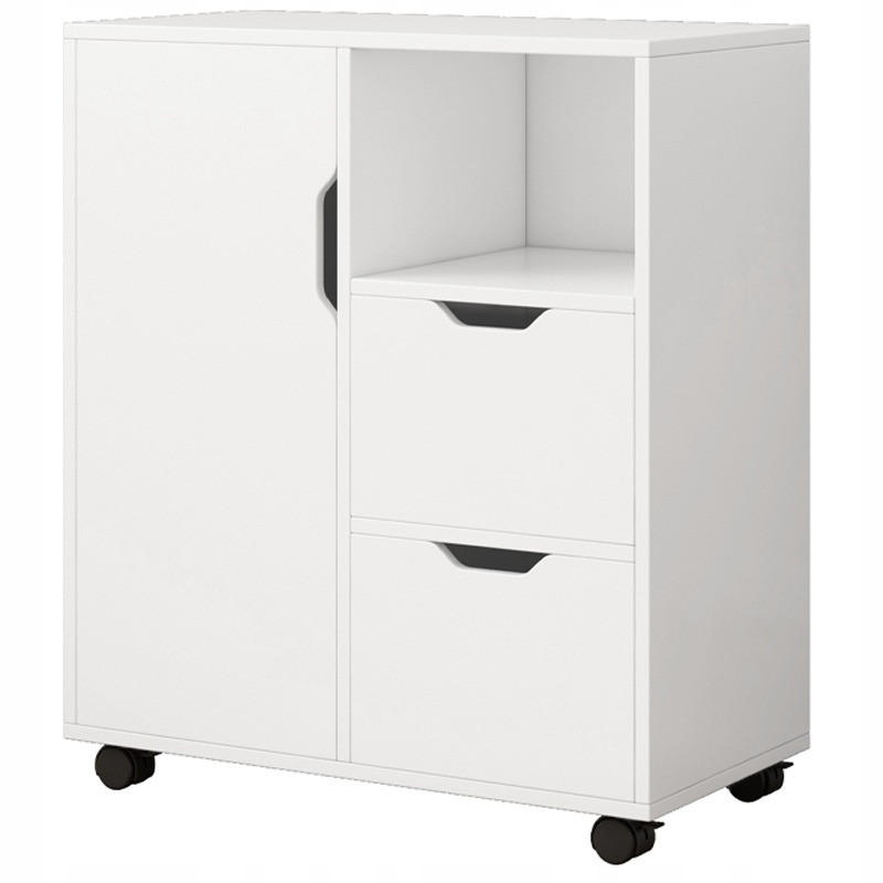 STANDKABINETT, weiß 60/70/35cm - Weiß, Holzwerkstoff (60/70/35cm)