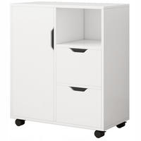 STANDKABINETT, weiß 60/70/35cm - Weiß, Holzwerkstoff (60/70/35cm)