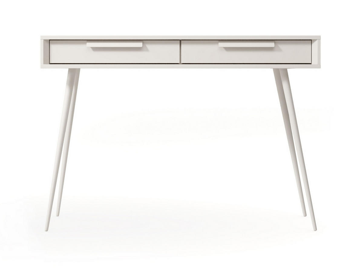 KONSOLENTISCH 110 cm Kaschmir Fabora, 2 Schubladen - Kaschmir, Holz/Metall (110/78/40cm) - Emporius