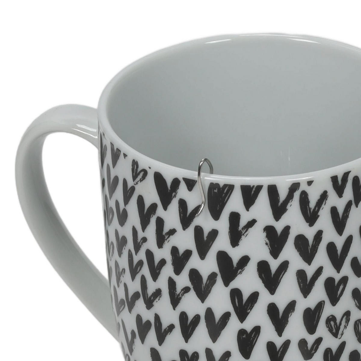 TEEBECHER Amor Schwarz 360 ml 11/8,5/10 cm - Schwarz, Keramik (0.36L) - Secret de Gourmet