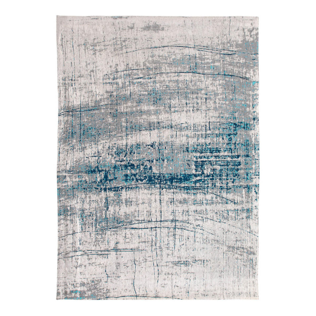 TEPPICH Bronx Azurite Mad Men 200/280 cm - Blau, Textil (200/280cm) - Louis De Poortere