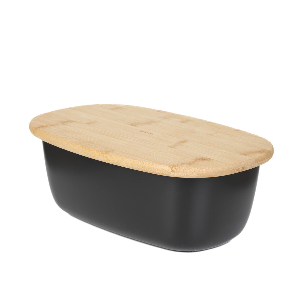 BROTKASTEN Nores schwarz 37/22/14 cm - Schwarz, Metall (22/14/37cm) - Homla