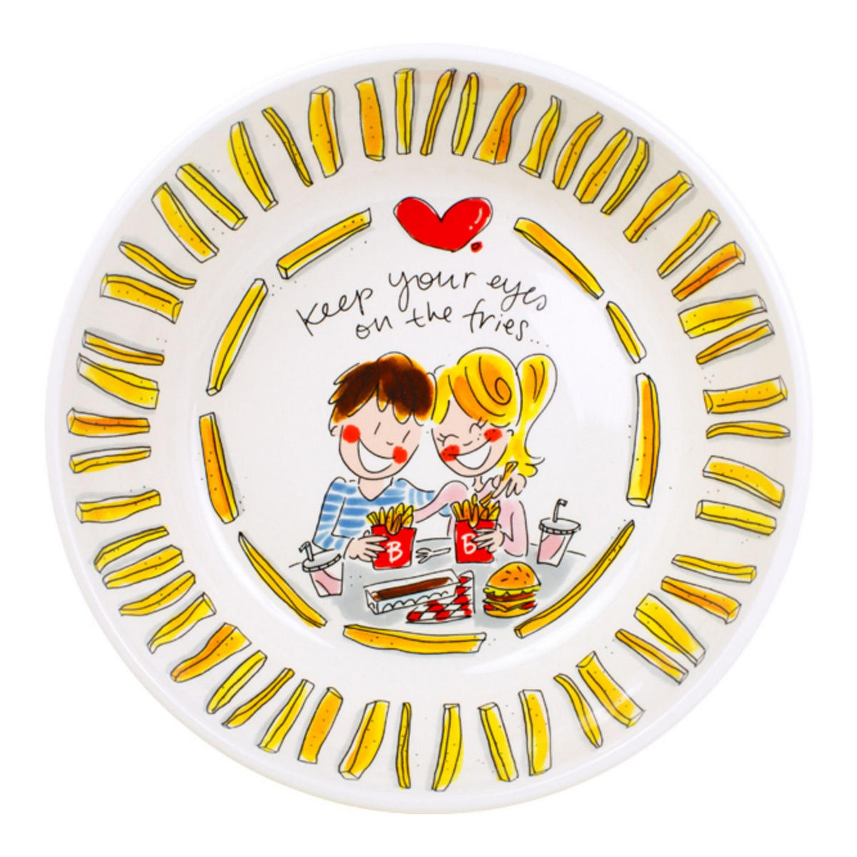 SCHALE Snack in Bunt - 30cm - Multicolor, Keramik (9cm) - Blond Amsterdam