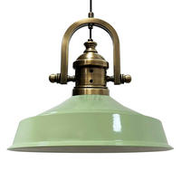 HÄNGELAMPE Industrial Asletl-Marine Vintage 41/33 cm - Mintgrün, Metall (41/33cm)
