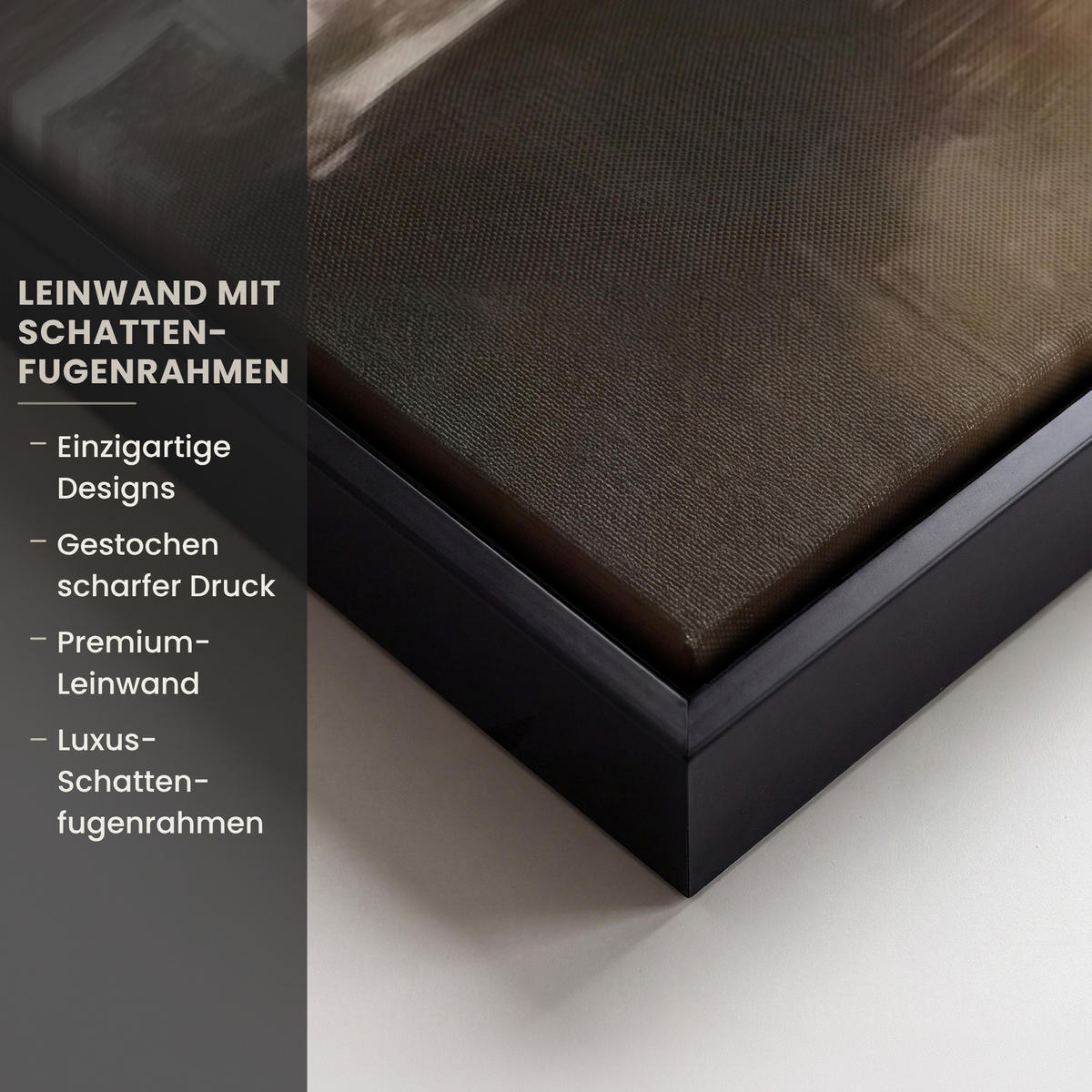LEINWAND Bilder mit Rahmen - Obst - Kräuter - Ländlich - 150x100 - Naturfarben, Textil (150/100cm) - MuchoWow