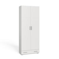 AKTENSCHRANK Ingo Weiß 80 x 182.4 cm mit Schublade - Weiß, Holzwerkstoff (80/182.4/37cm) - Vicco