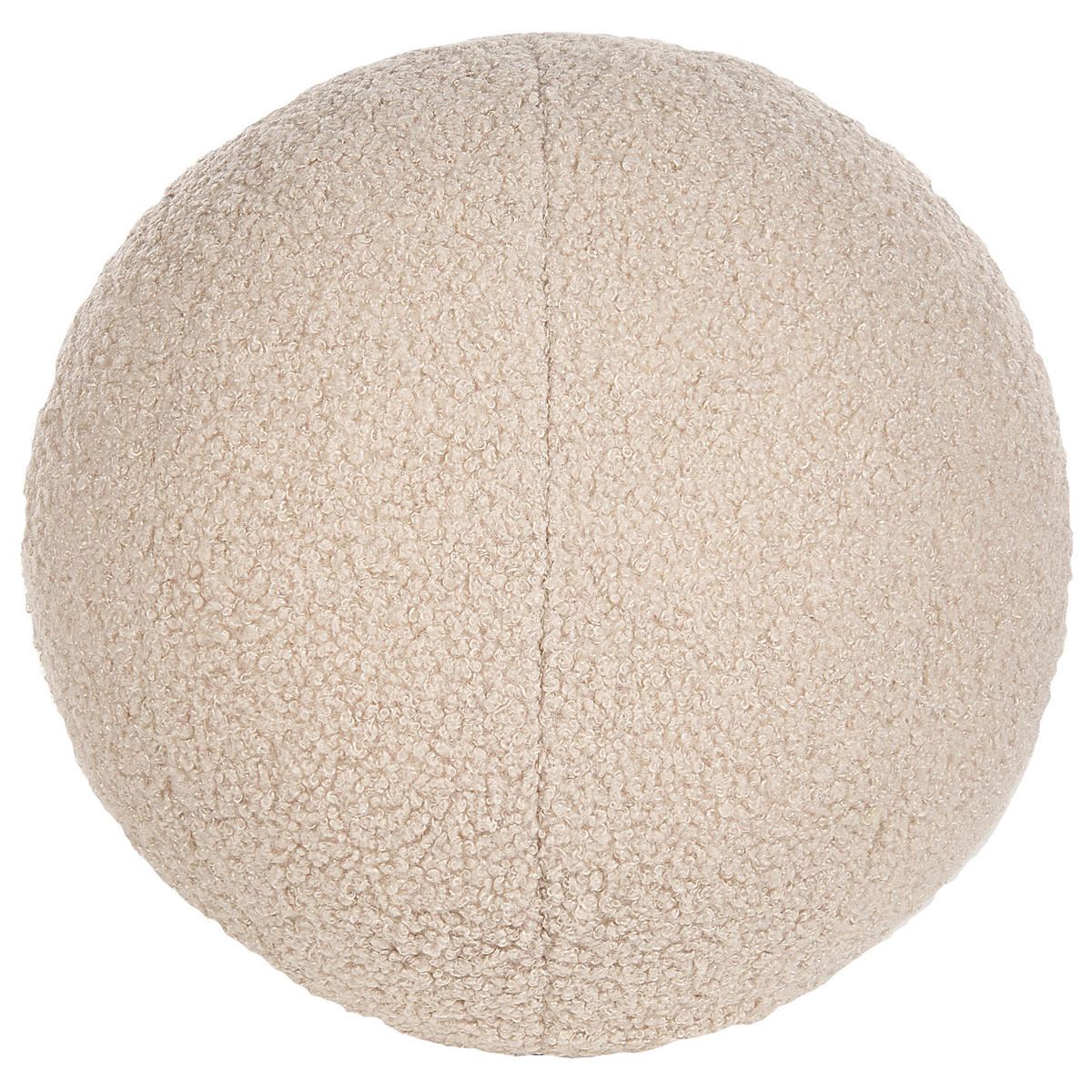 SESSEL Bouclé Beige Leiren - Beige, Textil (111/73/83cm) - Beliani