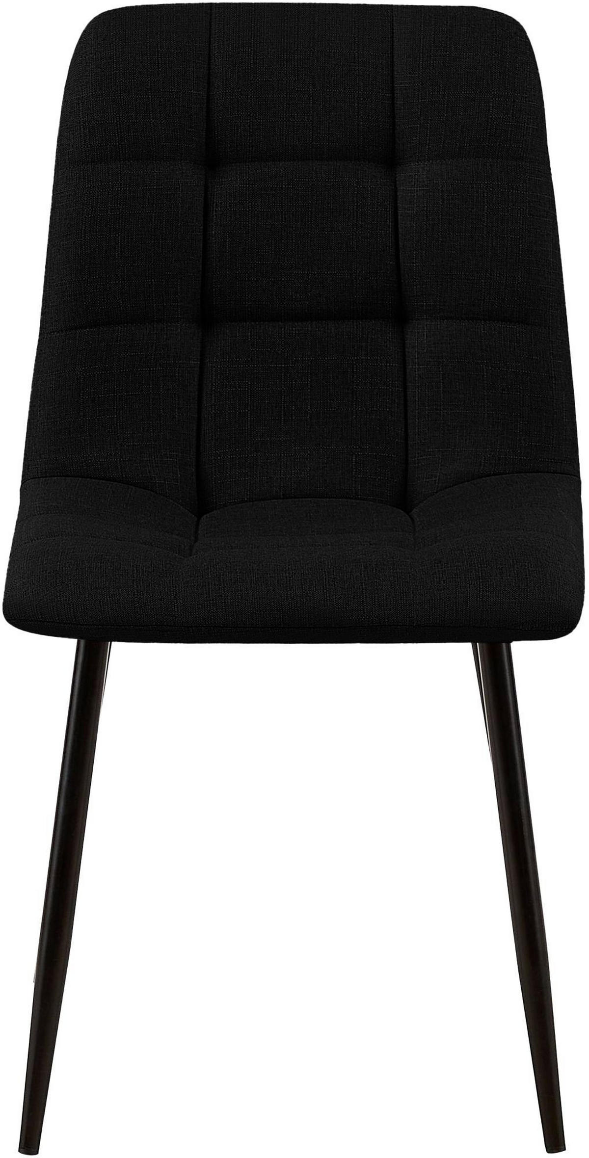 ESSZIMMERSTUHL Tilde 84x45x55 cm schwarz - Schwarz, Textil (45/84/55cm) - furnicato