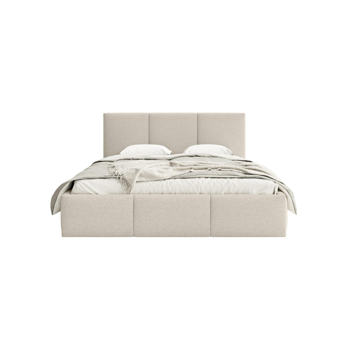 POLSTERBETT Fondi Slim 120x200 cm, Creme - Creme, Textil (120/200cm) - Fedve