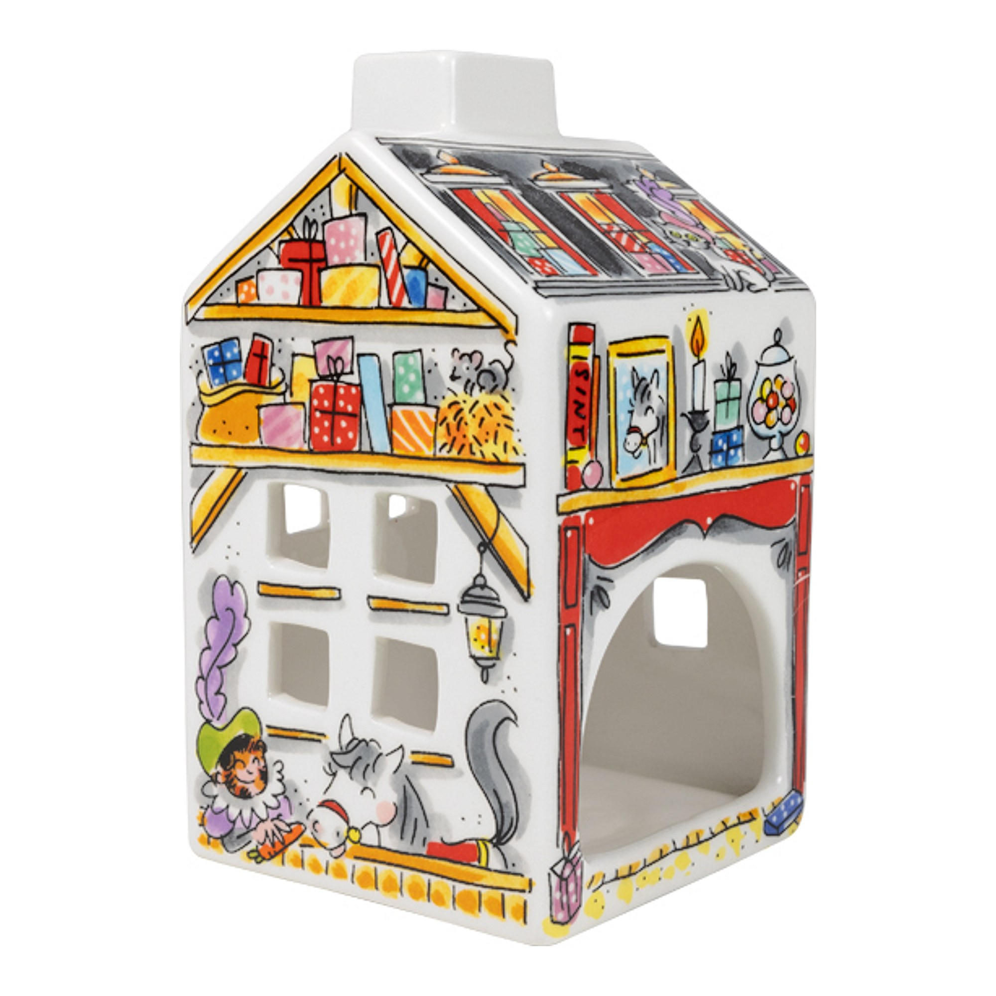 LICHTHAUS Nikolausabend in Bunt - 14,5cm - Multicolor, Keramik (8.5/14.5/8.3cm) - Blond Amsterdam