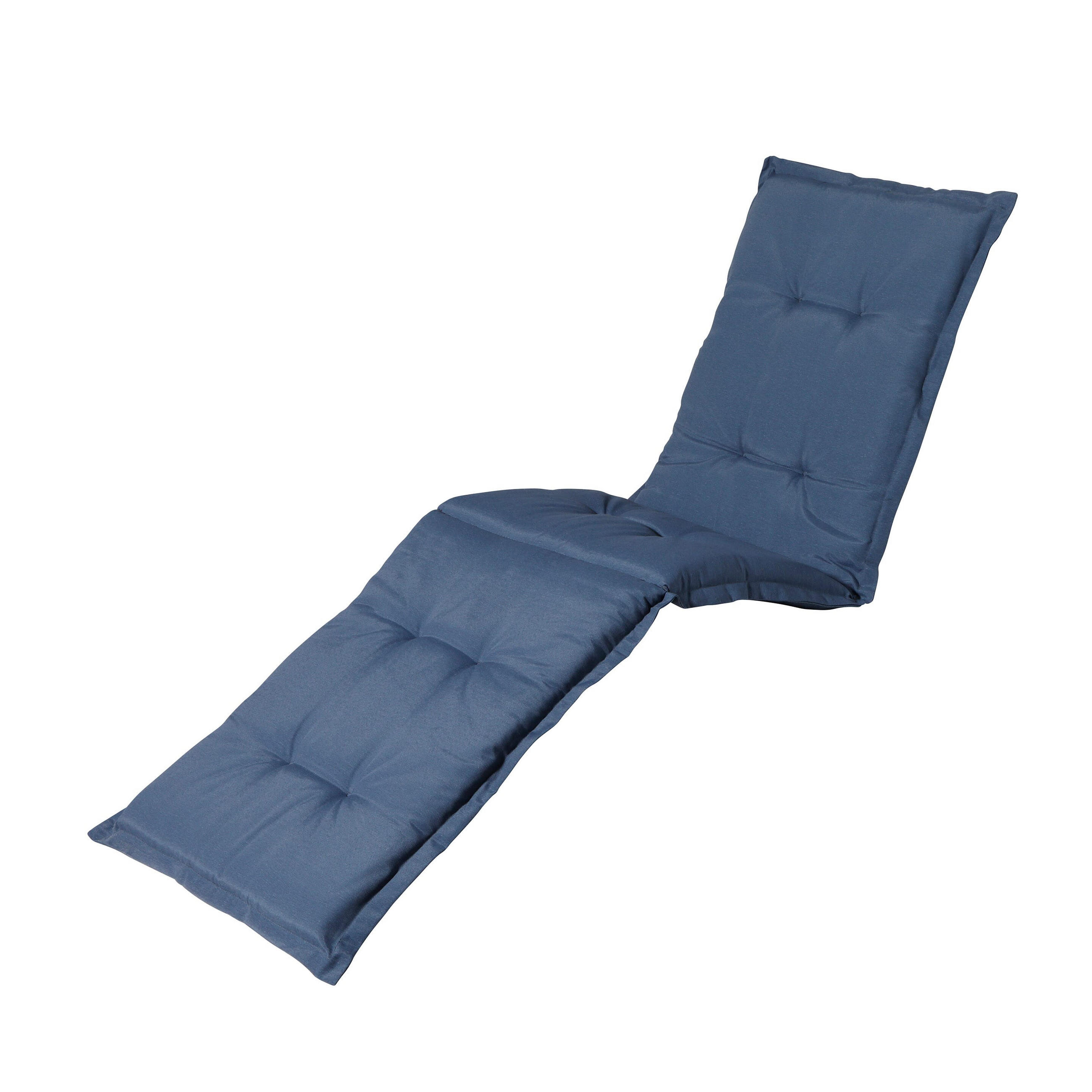 LIEGENAUFLAGE Panama 200/65 cm - Blaugrau, Textil (60/7/200cm) - Madison