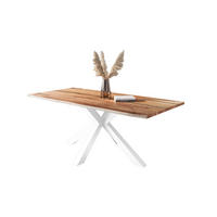 ESSTISCH POLLY - Beige/Naturfarben, Holz (100/220/77cm) - SAM