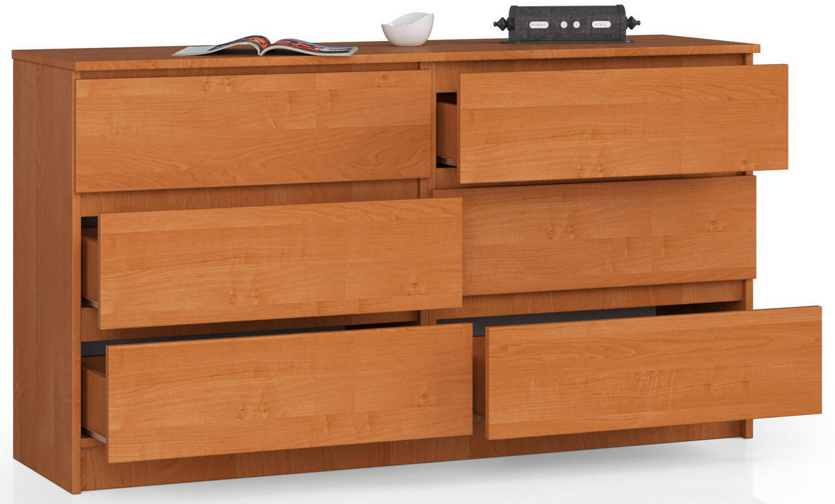 KOMMODE Erlefarben 77/138/40 - Erlefarben, Holzwerkstoff (138/77/40cm) - RAUMHIRSCH FURNITURE