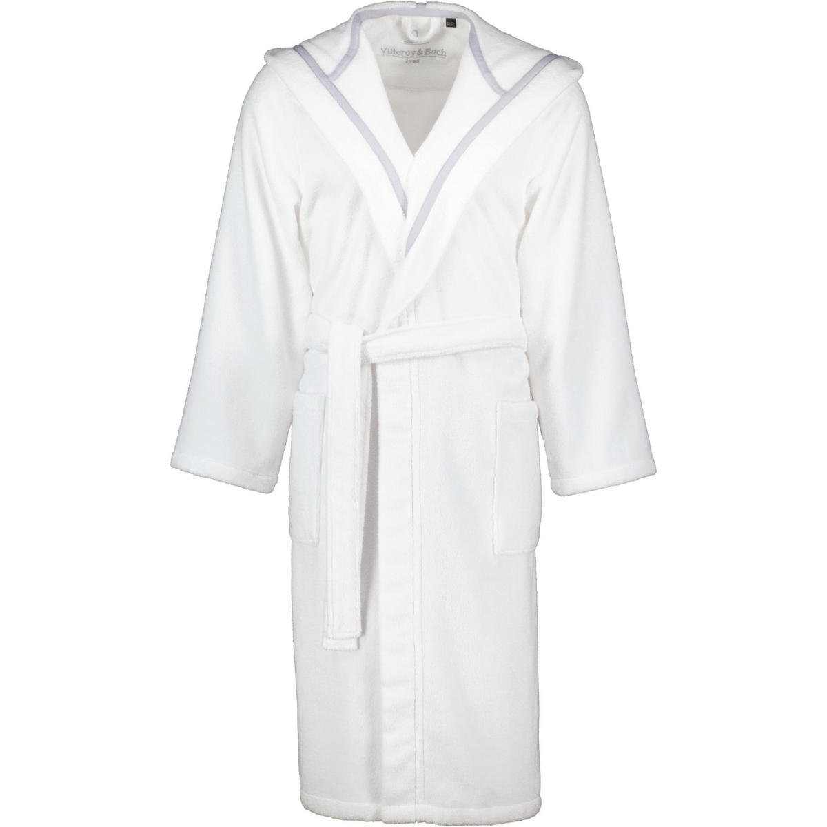 BADEMANTEL HERREN KAPUZE 2523 BRILLIANT-WHITE - 67 - Weiß, Textil (Snull) - Julius Zöllner