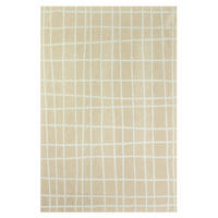 TEPPICH Caro Powder Snow 140/200 cm - Beige, Textil (140/200cm) - Lola&Moi