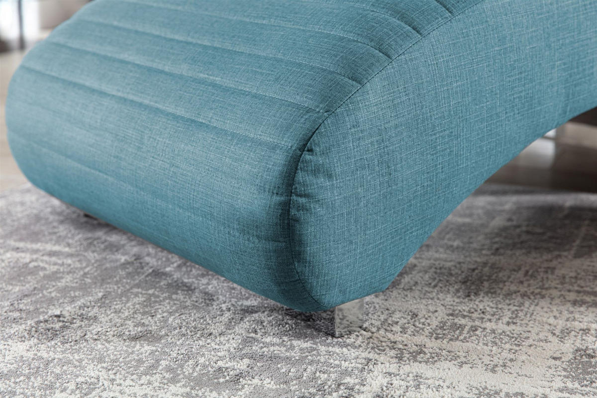 RELAXLIEGE Abramo In Lisbon - Hellblau, Holzwerkstoff/Textil (73/80/170cm) - Fun Möbel
