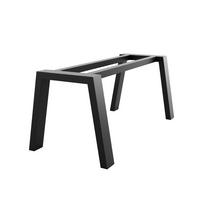 TISCHBEINE Thusia Extreme Schwarz Metall 200/80/72 cm - Schwarz, Metall (80/72/200cm) - Metalo Pro