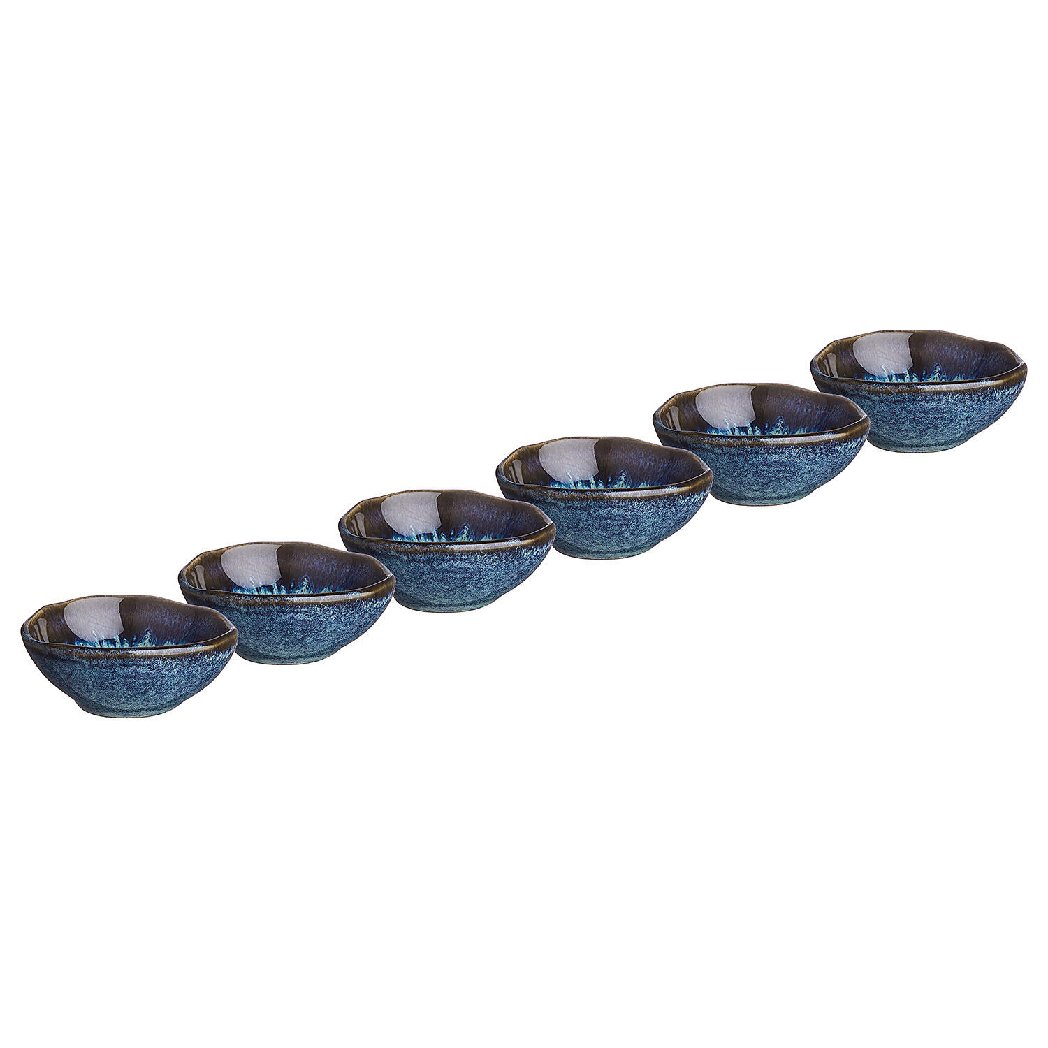 DIPSCHALE (6er Set) Artisan - Grün, Keramik (1/9/3.5cm) - Butlers