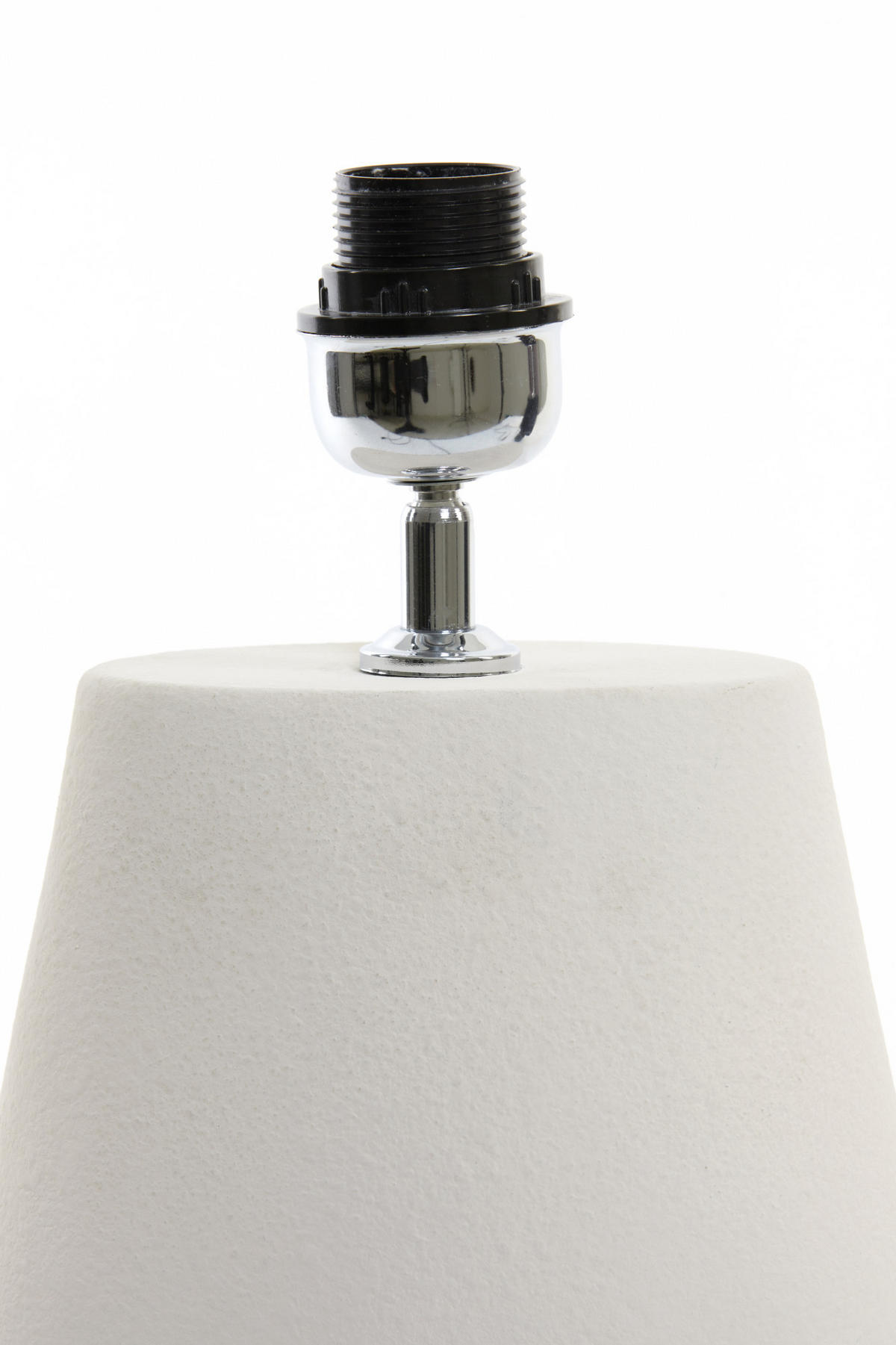 LAMPENFUSS Ciara Weiß Ø29,5/51,5 cm - Weiß, Keramik (29.5/16/51.5cm) - Light & Living