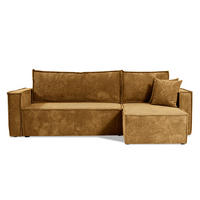 ECKSOFA Ezekiel 3 Sitzplätze Gelb - Gelb, Holz (236/145cm) - Petits-meubles