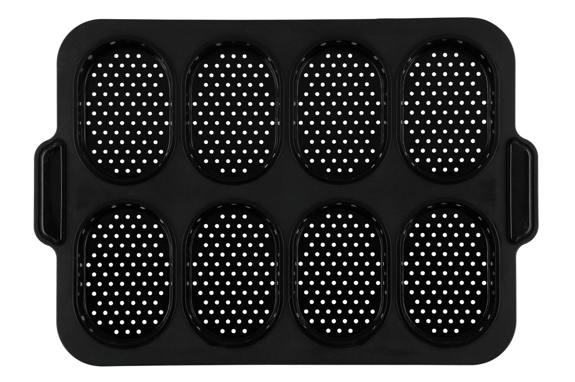 BRÖTCHENFORM Silikon 34/23 cm - Schwarz, Kunststoff (34/2.5/23.5cm)