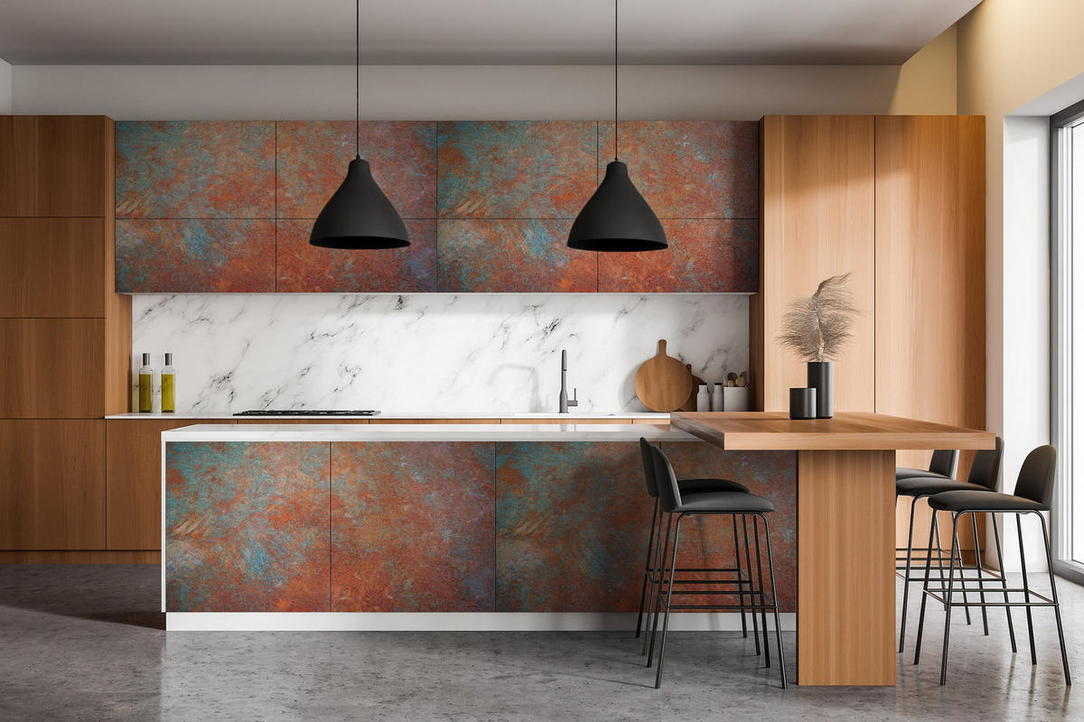 MÖBLAUFKLEBER 100x50 cm braun - Cappuccino, Kunststoff (100/50/0.1cm) - Wallfluent