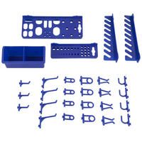 WERKZEUGHALTER Sortiment, 28-teilig, Kunststoff, blau - Blau, Kunststoff (1/1/1cm) - Westfalia