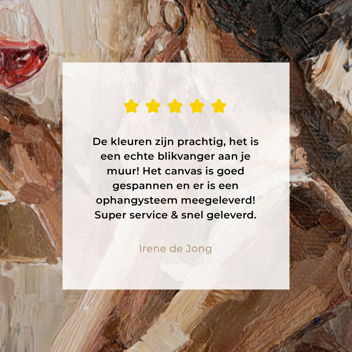 LEINWANDBILD Ölgemälde - Frau - Wein 20x30 cm - Hellbraun, Textil (20/30cm) - MuchoWow