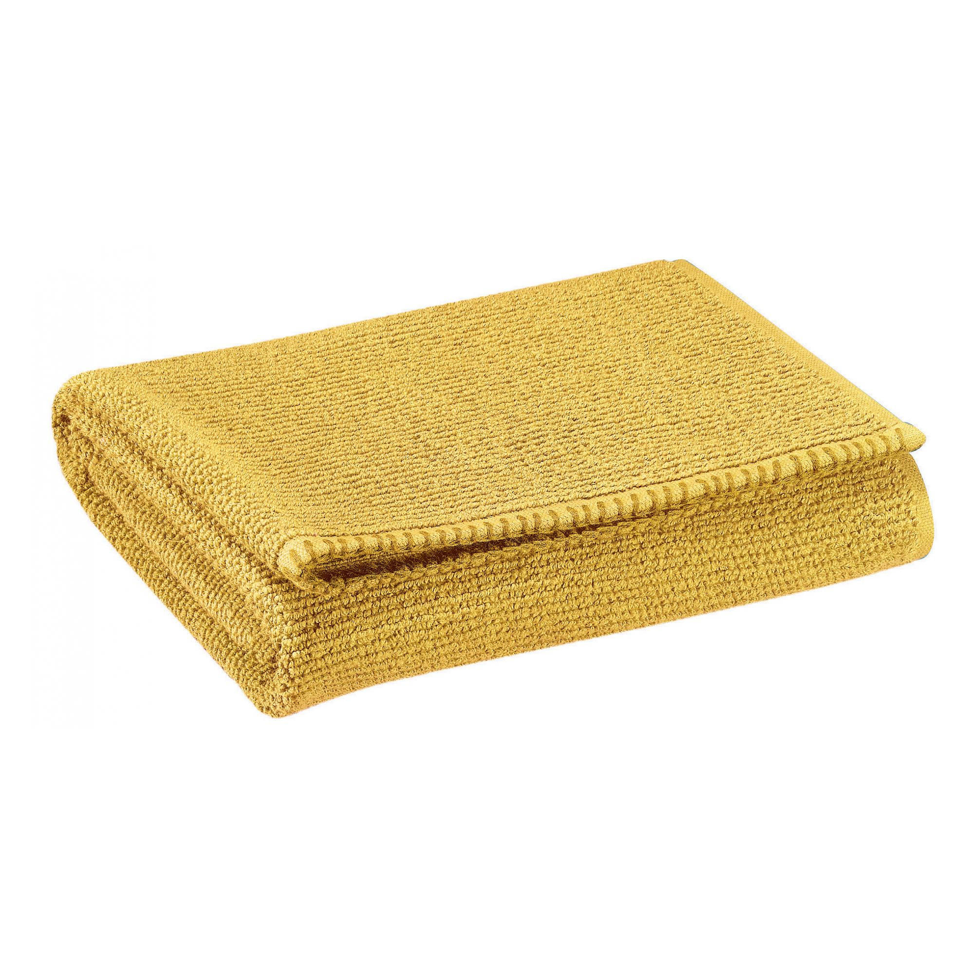 DUSCHTUCH Bora currygelb 70 x 130 cm - Currygelb, Textil (70/130cm) - Vivaraise