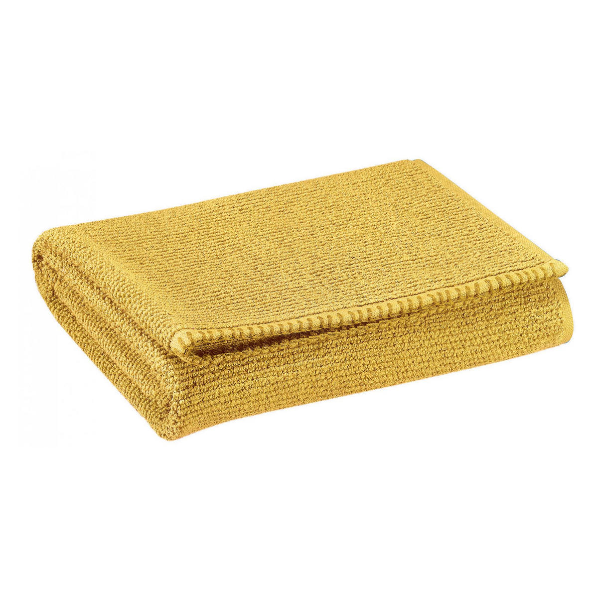 DUSCHTUCH Bora currygelb 70 x 130 cm - Currygelb, Textil (70/130cm) - Vivaraise
