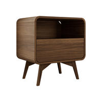 NACHTTISCH Helion S55 - Nussbaumfarben, Holz/Holzwerkstoff (55/59/39cm) - MIRJAN24