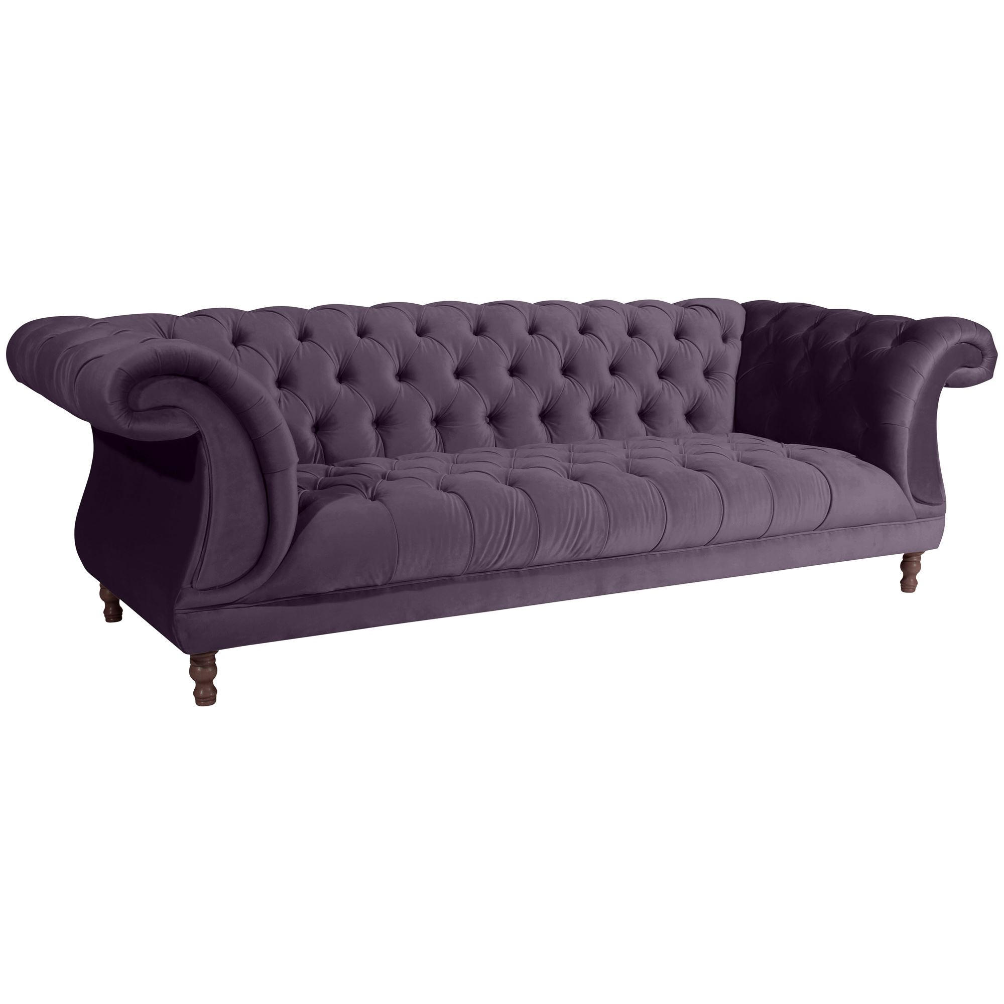 58aufmkessel Chesterfield Lila 253x80x100 cm
