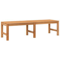 GARTENBANK 150 Cm Massivholz Teak - Braun, Holz (150/45/40cm) - vidaXL