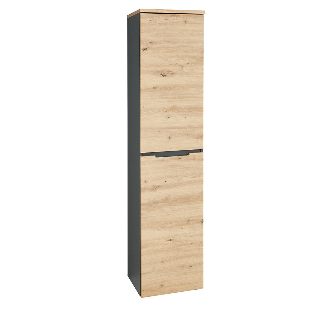 AKTENSCHRANK Manresa-36 - Braun, Holzwerkstoff (45/197/38cm) - Lomado