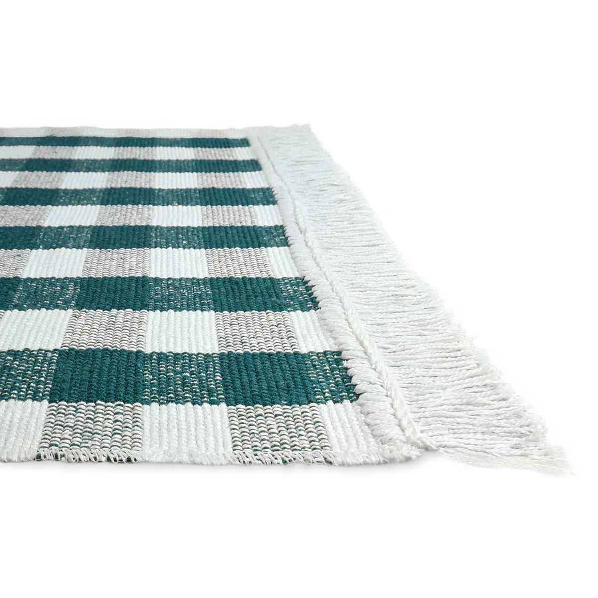KÜCHENTEPPICH MATRIX - Petrol, Textil (50/100cm) - WohnDirect