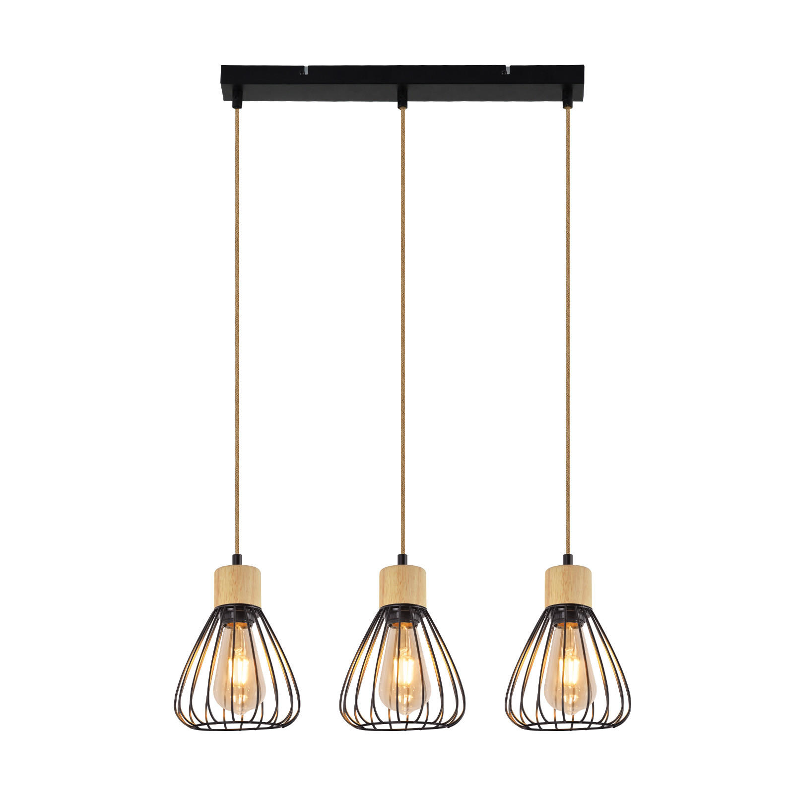 HÄNGELEUCHTE Daxq 56/45/146 cm - Beige, Metall (56/45/146cm) - ZMH