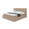 BOXBETT - AURI-H3 - 120x200 Dunkelbeige Aragon - Sandfarben, Holzwerkstoff (120/200cm) - ALTDECOR