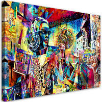KUNSTDRUCK Lila 90/60 cm - Lila, Textil (90/60cm) - KUNSTLOFT