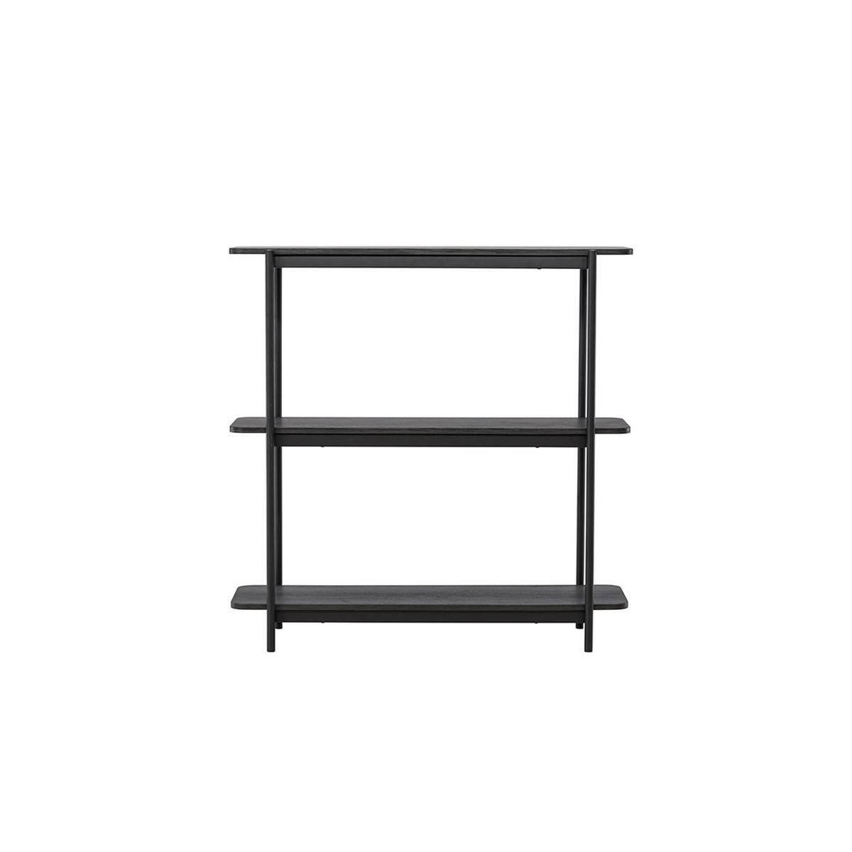 REGAL, Heim, Schwarz, Stahl, 120 x 40 x 120 cm - Schwarz, Metall (120/120/40cm) - ebuy24