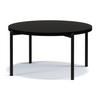 COUCHTISCH GERIS mit Metallfüßen, Spanplatte, schwarz - Schwarz Hochglanz/Schwarz, Holz/Metall (85/85/43cm) - KONSIMO®
