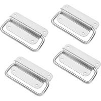 MÖBELGRIFF 4er-Set - Silberfarben, Metall (4.5/5/10cm)