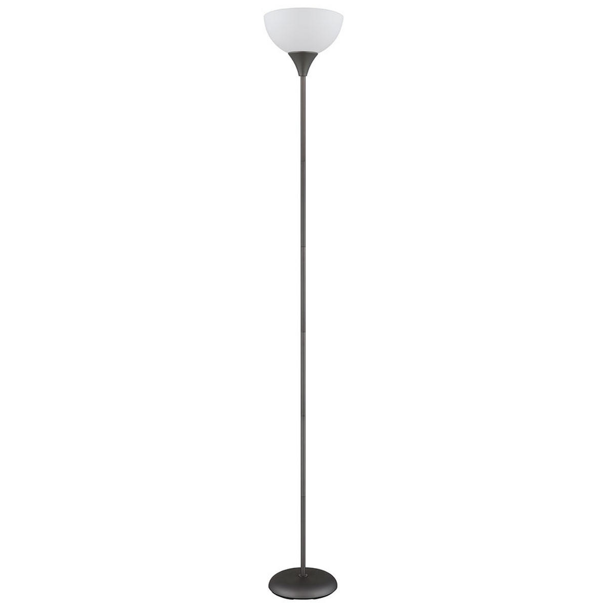 STEHLEUCHTE WILBUR Metall titanfarben matt - Anthrazit, Metall (25/25/150cm) - Globo Lighting