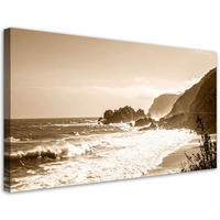 LEINWANDBILD Landschaften 120x60cm - Beige, Textil (120/60cm) - Feeby