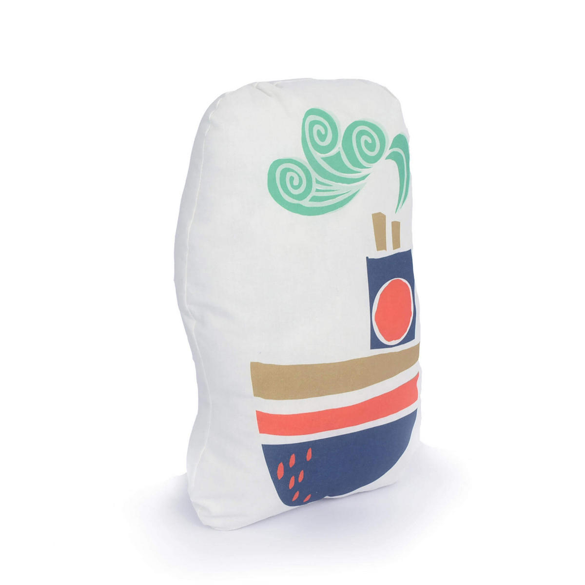 KISSEN ahoy there 40x30 cm mehrfarbig - Multicolor, Textil (40/30cm) - Happy Friday